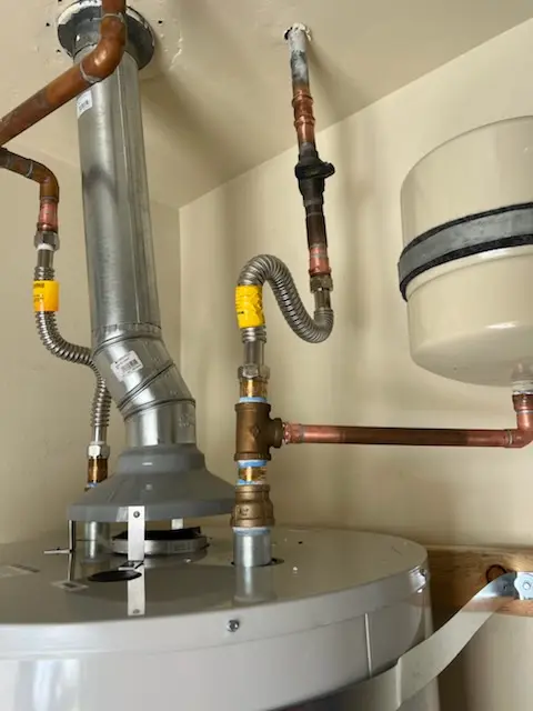 Water heater installation and plumbing repair in Bates Mill